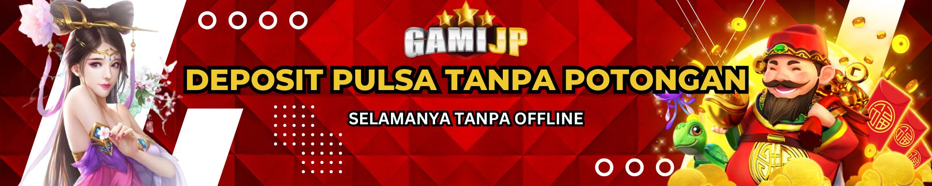 gamijp deposit pulsa tanpa potongan